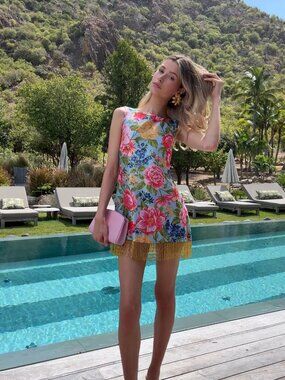 La Maregold Lola Dress Sky Garden Symphony | XS | NWT